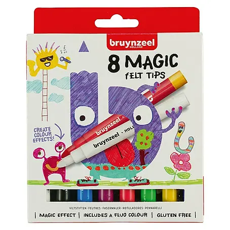 Talens Bruynzeel Set de marcadores de efecto lacado Felt tips