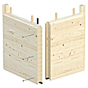 Palmako Caseta de jardín Grace (Medidas ext. (An x Pr): 483 x 497 cm, Madera, Natural) | BAUHAUS