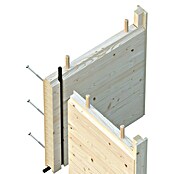 Palmako Caseta de jardín Grace (Medidas ext. (An x Pr): 483 x 497 cm, Madera, Natural) | BAUHAUS