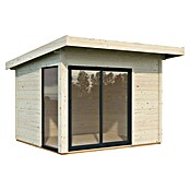 Palmako Caseta de jardín Andrea Slide Plus (Medidas ext. (An x Pr): 340 x 352 cm, Madera, Natural) | BAUHAUS
