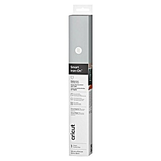Cricut Aufbügelfolie Smart Iron-On (Silber, L x B: 91,4 x 33 cm, Passend für: Cricut Explore® 3 & 4, Cricut Maker® 3 & 4)