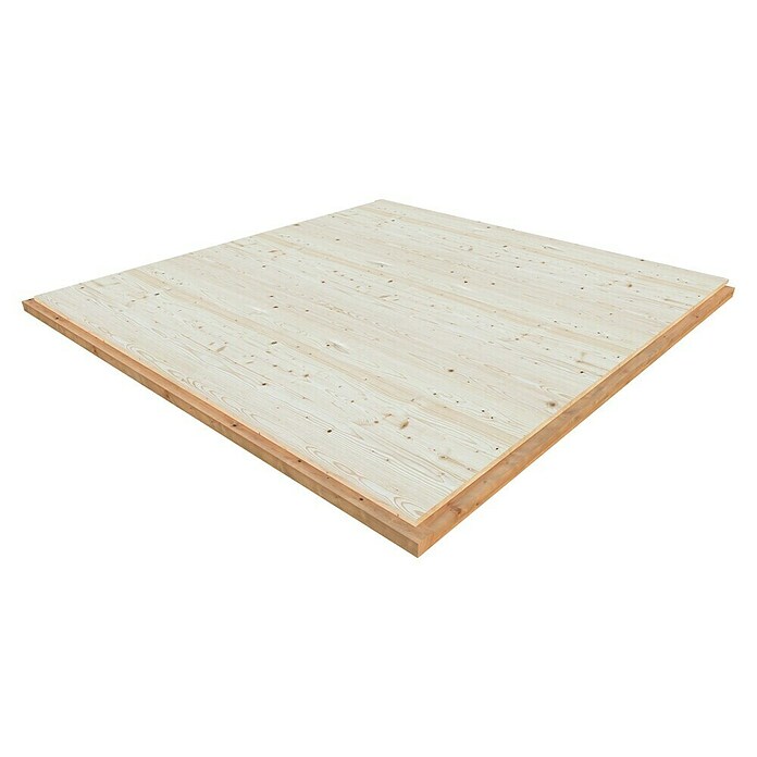 Palmako Caseta de jardín Grace (Medidas ext. (An x Pr): 483 x 497 cm, Madera, Natural) | BAUHAUS