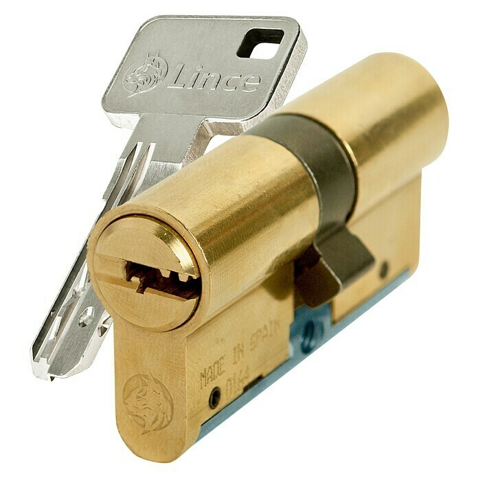 Lince C6W Cilindro de alta seguridad (30/35 mm, 5 llaves, Latón)