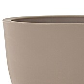 Siena Garden Pflanztopf Bristol (Außenmaß (Ø x H): 50 x 38,4 cm, Kunststoff, Taupe) | BAUHAUS
