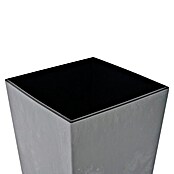 Siena Garden Pflanzsäule eckig Nizza Stone (Außenmaß (L x B x H): 30 x 30 x 57 cm, Kunststoff, Grau) | BAUHAUS