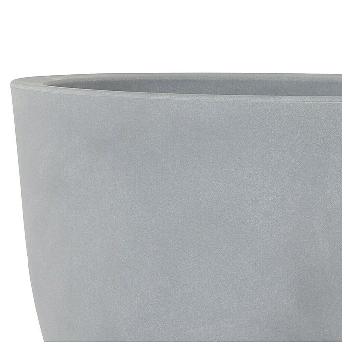 Siena Garden Pflanzgefäß BRISTOL (Ø x H: 30 x 23 cm, Grau, Kunststoff, 1 Stk.) | BAUHAUS