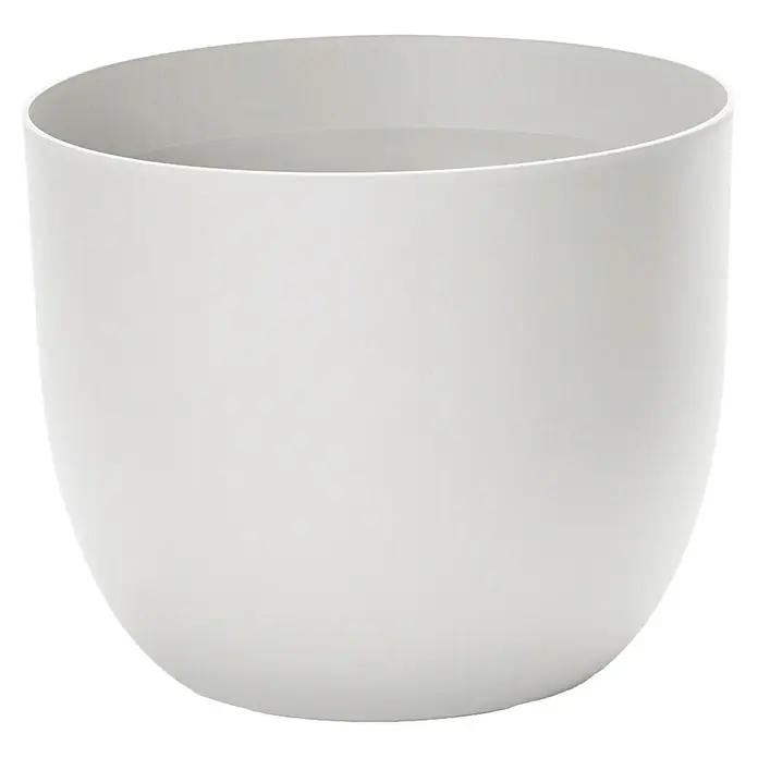 Pflanztopf Rio Greener - Außenmaß (Ø x H): 40 x 32,5 cm, Kunststoff, Weiß - Elegante weiße Tasse mit Griff, ideal für Kaffee oder Tee. Schlichtes Design für jeden Tisch.