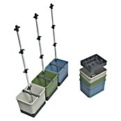 Gusta Garden Pflanzgefäß Tom Tomato (68,7 x 103,5 x 27,7 cm, Dunkelgrün, 3 -tlg.) | BAUHAUS