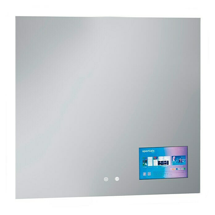 Camargue Espejo con luz LED Astro Screen Mirror (Dimensiones (An x Al): 80 x 80 cm, Touchscreen)