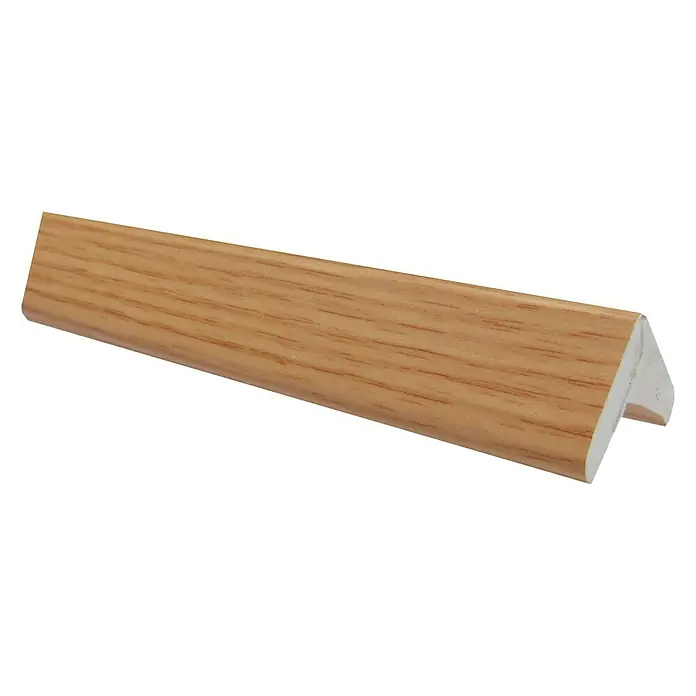 Bariperfil Perfil de acabado angular Roble Bilbao - 2,6 m x 3 cm - Moldura de esquina color madera para un acabado limpio y elegante de esquinas y bordes en interiores.