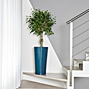 Euro3plast Pflanzsäule rund Tuit (Außenmaß (Ø x H): 33 x 61 cm, Kunststoff, Oceano Glänzend) | BAUHAUS