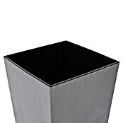 Siena Garden Pflanzsäule eckig Nizza Stone (Außenmaß (L x B x H): 40 x 40 x 75 cm, Kunststoff, Grau) | BAUHAUS