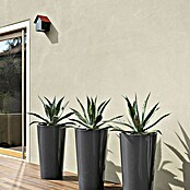 Euro3plast Pflanzsäule rund Tuit (Außenmaß (Ø x H): 40 x 75 cm, Kunststoff, Anthrazit Glänzend) | BAUHAUS