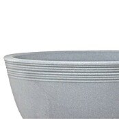 Siena Garden Pflanzschale rund Malaga (Außenmaß (Ø x H): 48 x 22 cm, Kunststoff, Grau) | BAUHAUS