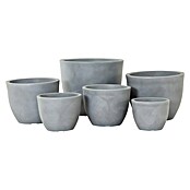 Siena Garden Pflanztopf Bristol (Außenmaß (Ø x H): 45 x 35 cm, Kunststoff, Grau) | BAUHAUS
