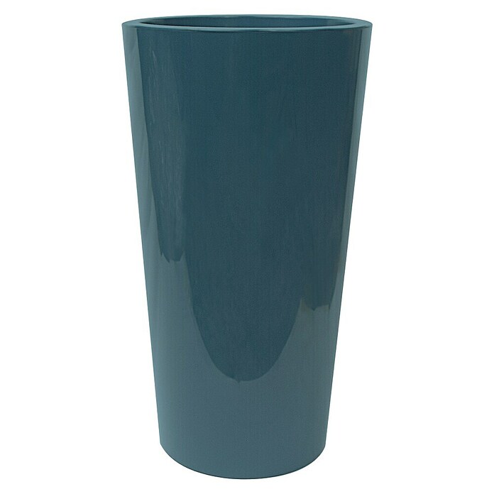 Euro3plast Pflanzsäule rund Tuit (Außenmaß (Ø x H): 33 x 61 cm, Kunststoff, Oceano Glänzend) | BAUHAUS