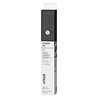 Cricut Transferfolie Infusible Ink (2 Stk., Schwarz, 30,5 x 30,5 cm)