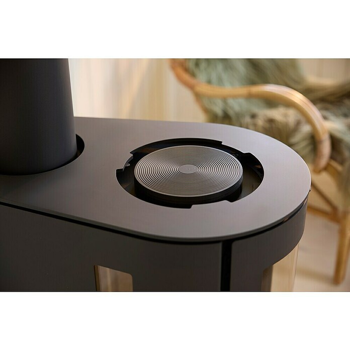 Aduro Kaminofen 23 (6,3 kW, Raumheizvermögen: 140 m³, Schwarz) | BAUHAUS