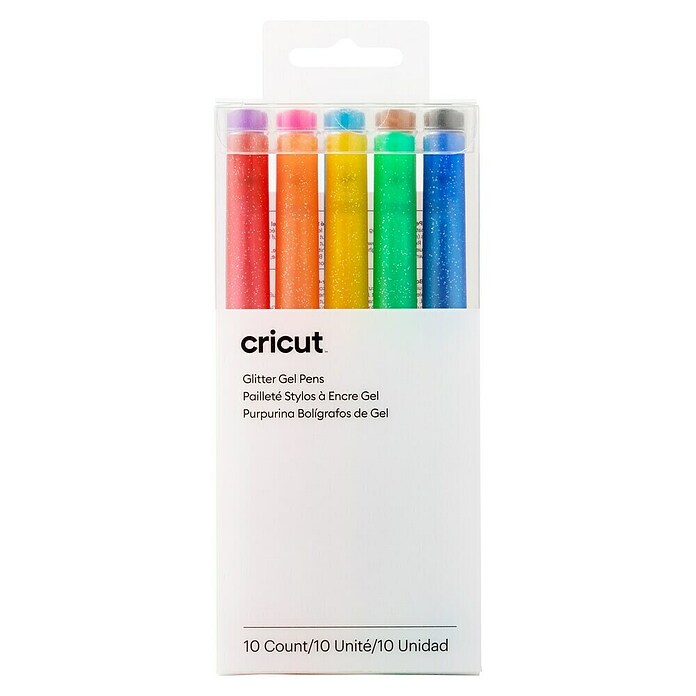 Cricut Gelroller-Set Glitzergelstifte (10 -tlg., Mehrfarbig, 0,8 mm, Glitzernd) | BAUHAUS