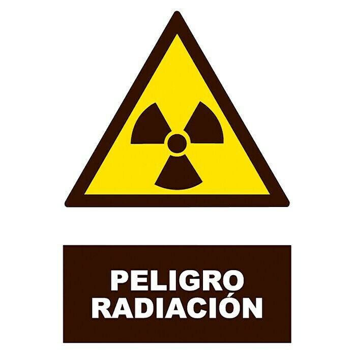 Cartel (Amarillo / negro, Radiación)