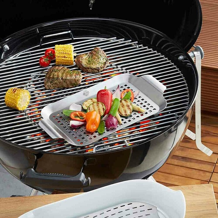 Grillpfanne Gefu BBQ (L x B: 43 x 25 cm, Höhe: 3 cm, Edelstahl) | BAUHAUS