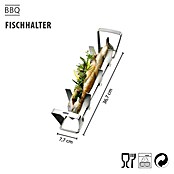 Dick Grillschale BBQ (L x B x H: 36 x 7,6 x 7,3 cm, Edelstahl) | BAUHAUS
