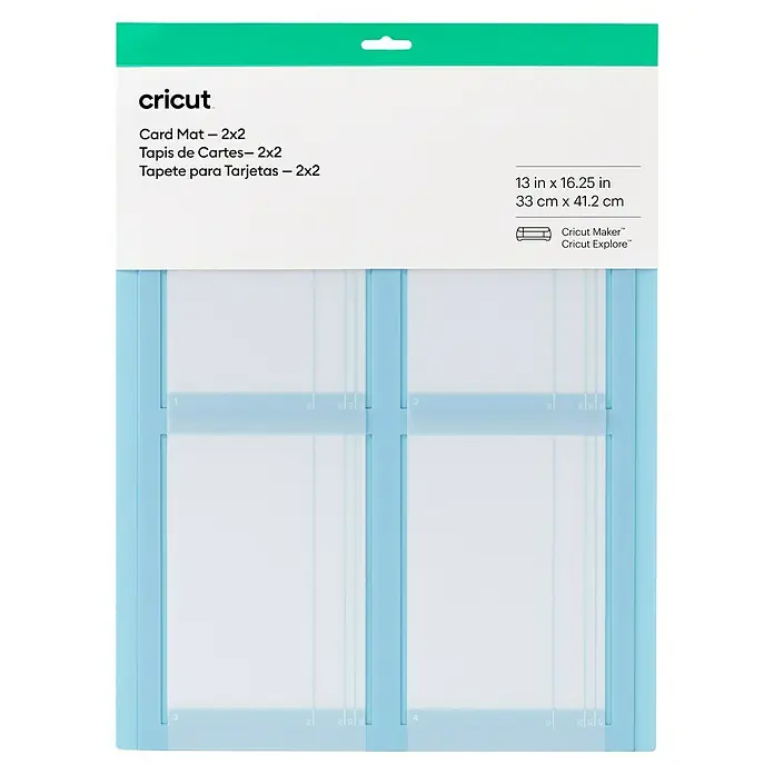 Cricut Schneidematte Card Mat - L x B: 41 x 33 cm, Passend für: Cricut Maker, Cricut Explore Machines - Cricut Karten-Matte 2x2: Ideal zum Erstellen von individuellen Karten mit Ihrem Cricut Maker oder Explore. Präzise und wiederverwendbar.