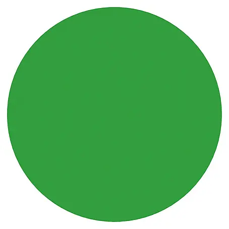 Etiqueta adhesiva punto verde