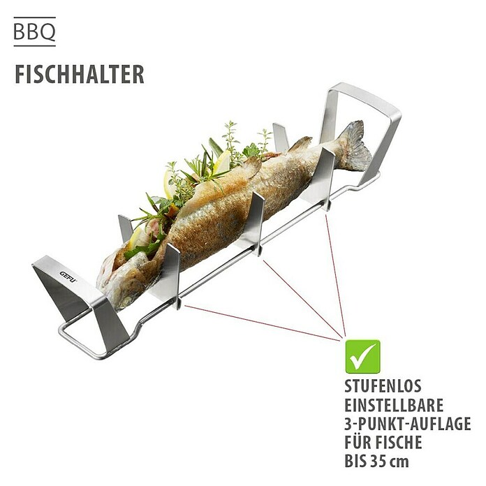 Dick Grillschale BBQ (L x B x H: 36 x 7,6 x 7,3 cm, Edelstahl) | BAUHAUS