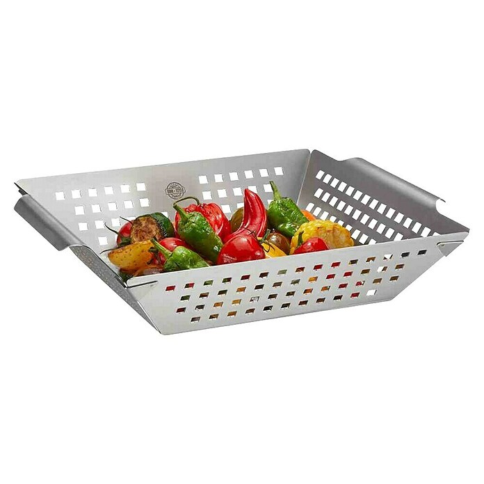 Dick Grillpfanne BBQ (L x B: 33 x 28 cm, Höhe: 7,5 cm, Edelstahl) | BAUHAUS