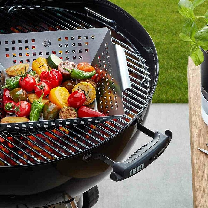 Dick Grillpfanne BBQ (L x B: 33 x 28 cm, Höhe: 7,5 cm, Edelstahl) | BAUHAUS