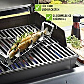 Dick Grillschale BBQ (L x B x H: 36 x 7,6 x 7,3 cm, Edelstahl) | BAUHAUS