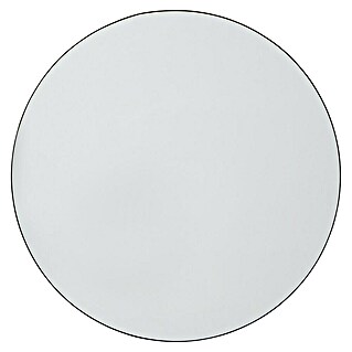 Espejo de pared Napoli (Diámetro: 100 cm, Negro)