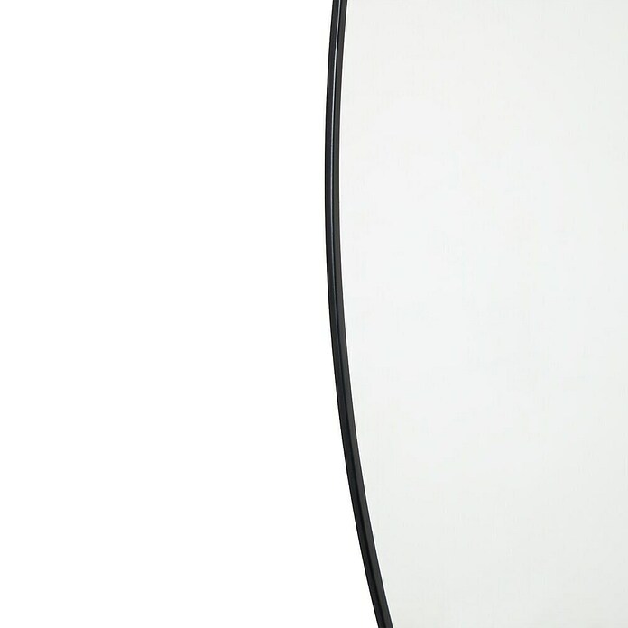 Espejo de pared Napoli (Diámetro: 100 cm, Negro) | BAUHAUS