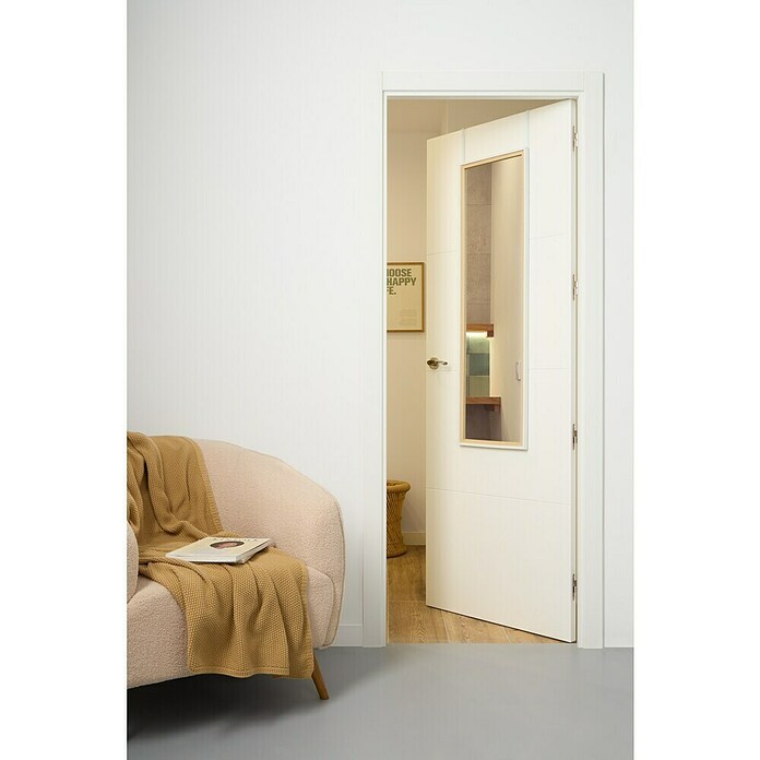 Espejo de puerta Miwa (34 x 118 cm, Blanco) | BAUHAUS