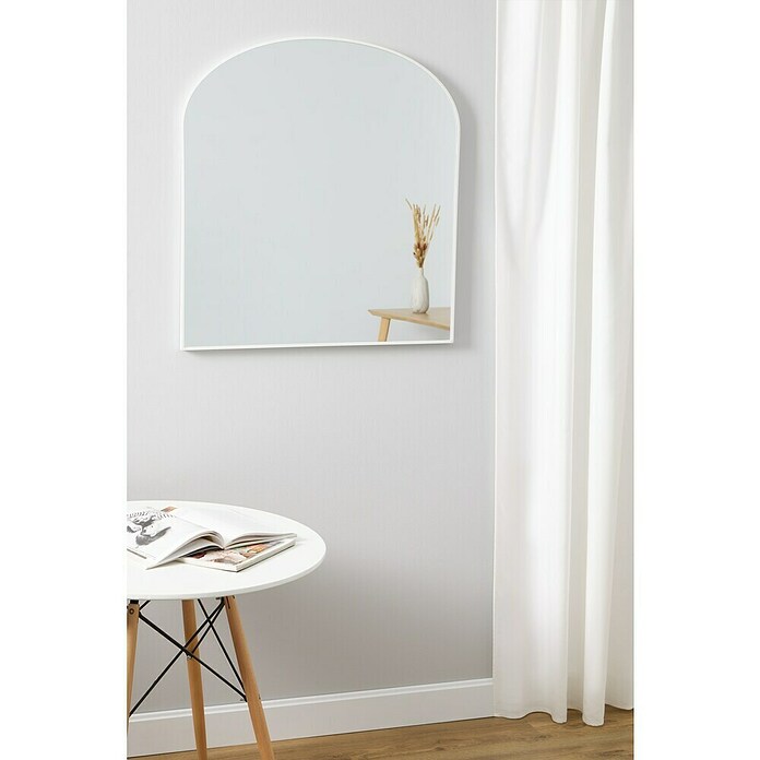 Espejo de pared Alina Baby (80 x 85 cm, Blanco) | BAUHAUS