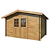 Palmako Caseta de jardín Valentine (Medidas ext. (An x Pr): 394 x 329 cm, Madera, Marrón) | BAUHAUS