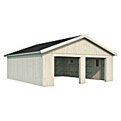 Palmako Garaje Andre sin puerta (Medidas ext. (An x Pr): 712 x 779 cm, Madera, Natural, 44,7 m²) | BAUHAUS