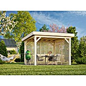 Palmako Pérgola Lenna Set 302 (L x An: 340 x 340 cm, Madera, Natural) | BAUHAUS