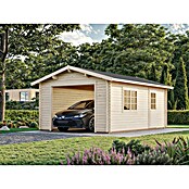 Palmako Garaje Roger (Medidas ext. (An x Pr): 426 x 598 cm, Madera, Natural, 19 m²) | BAUHAUS