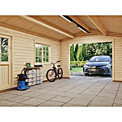 Palmako Garaje Roger (Medidas ext. (An x Pr): 426 x 598 cm, Madera, Natural, 19 m²) | BAUHAUS
