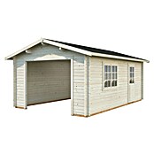 Palmako Garaje Roger (Medidas ext. (An x Pr): 426 x 598 cm, Madera, Natural, 19 m²) | BAUHAUS