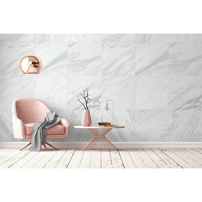 Grosfillex Revestimiento decorativo Element 3D Marmol Title (L x An: 260 x  37,5 cm, Liso)