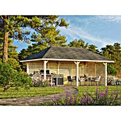 Palmako Pérgola Bianca Set 109 (L x An: 672 x 384 cm, Madera, Natural) | BAUHAUS