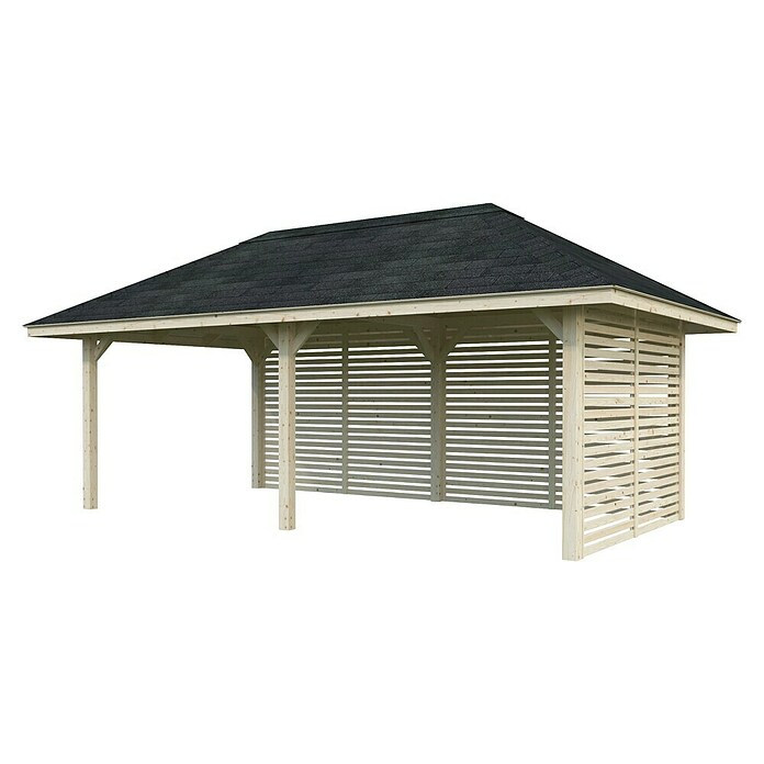 Palmako Pérgola Bianca Set 109 (L x An: 672 x 384 cm, Madera, Natural) | BAUHAUS