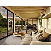 Palmako Caseta de jardín Lenna Set 421 Slide (Medidas ext. (An x Pr): 916 x 628 cm, Madera, Natural) | BAUHAUS
