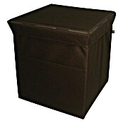 Phönix Sitz- & Aufbewahrungsbox (L x B x H: 41 x 41 x 44 cm, Polyester, Mocca)