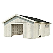 Palmako Garaje Andre sin puerta (Medidas ext. (An x Pr): 603 x 622 cm, Madera, Natural, 28,5 m²) | BAUHAUS
