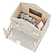 Palmako Caseta infantil Felix con terraza (L x An x Al: 112 x 180 x 169 cm, Madera, Marróm) | BAUHAUS