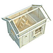 Palmako Caseta infantil Grete con altillo (Medidas ext. (An x Pr): 258 x 223 cm, Madera, Natural) | BAUHAUS
